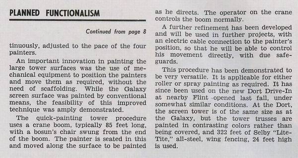 Galaxy Drive-In Theatre - From Box Office And Ron Gross (newer photo)